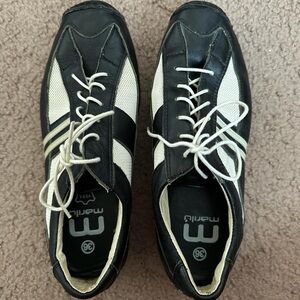 Black and white Marilú Vera Pelle Shoes